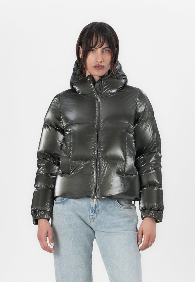 K-Way LETHILLE THERMO - Puhovka - black/olive