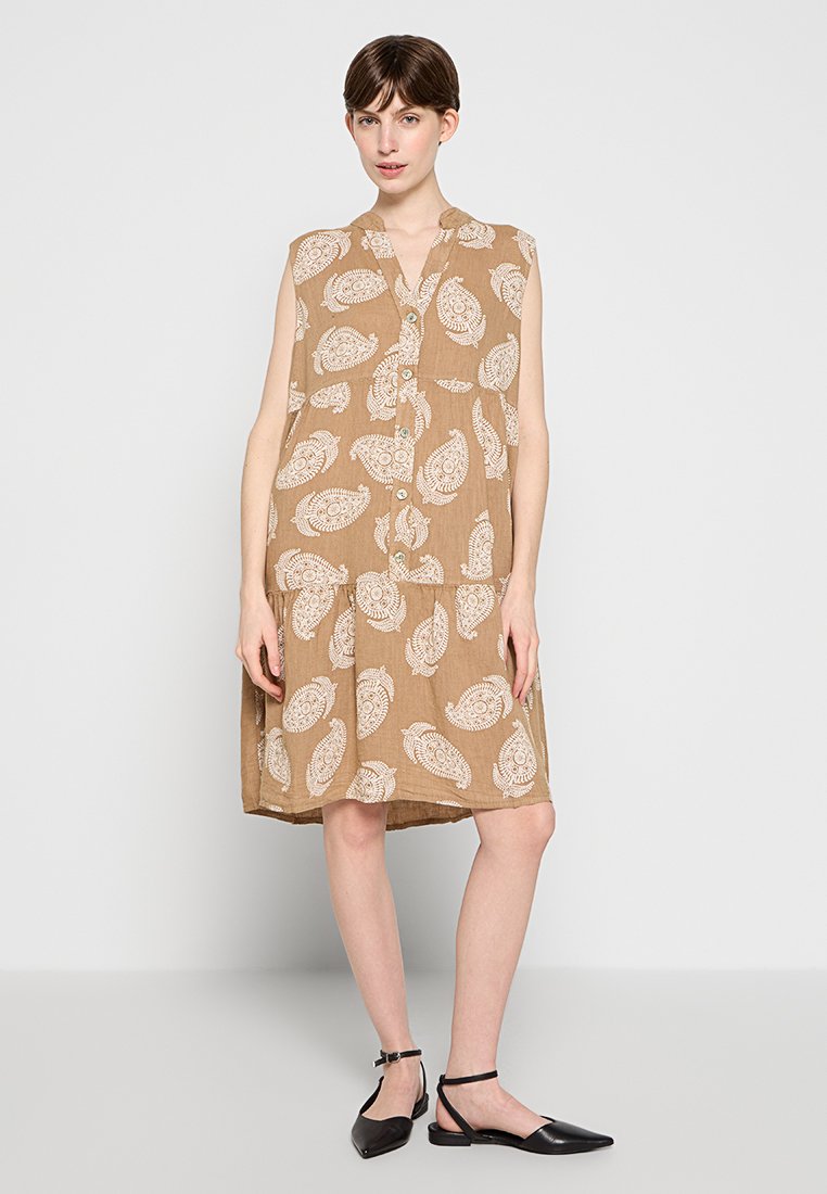 Le Monde du Lin Blousejurk camel Le Monde du Lin Blousejurk camel