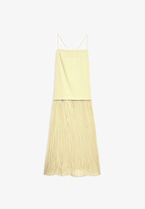 NA-KD SLIP - Vestito lungo - light yellow
