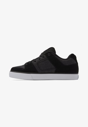 DC Shoes PURE - Matalavartiset tennarit - kwt black white battleship