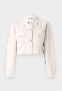 BOXY JACKET - Denim jacket - stone beige