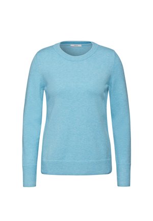 Stickad tröja - blau