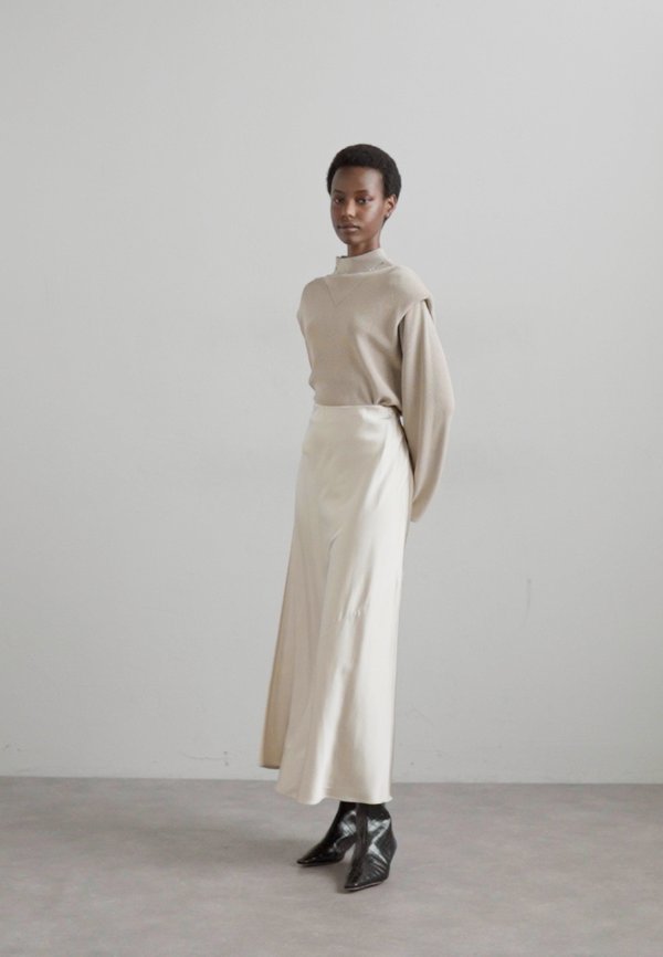 BARDOT - Maxi skirt - champagne3