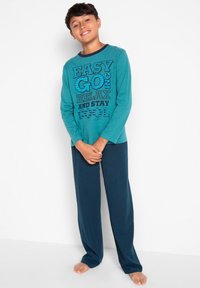 bonprix 2-TLG SET LÄSSIGER - Pigiama - petrol