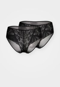 YESENIA 2 PACK - Slip - black