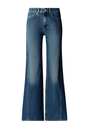 Pepe Jeans, BELLE HW FLARE CONTRAST - Vaqueros a campana - oz blue rigid denim