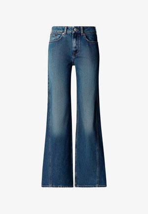 Pepe Jeans, BELLE HW FLARE CONTRAST - Vaqueros a campana - oz blue rigid denim