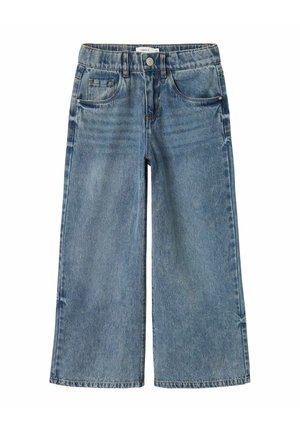 NKFBELLA SKATER - Flared Jeans - medium blue denim