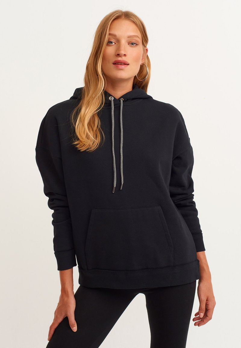 Damen Sweatshirts | OXXO Kapuzenpullover black/schwarz - OV71060 Damen Sweatshirts | OXXO Kapuzenpullover black/schwarz - OV71060