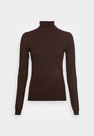 VMHAPPINESS ROLLNECK  - Jersey de punto - coffee bean