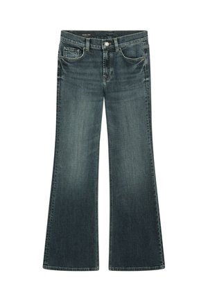 Massimo Dutti, HIGH-WAIST SKINNY FLARE JEANS 05080824 - Bootcut jeans - mottled dark blue