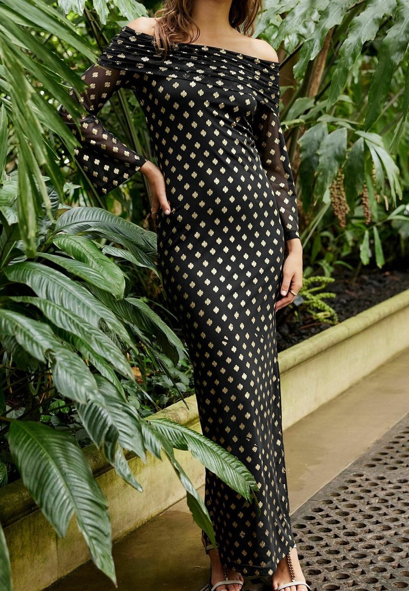 Next Maxi-jurk black/zwart (Pre-owned)