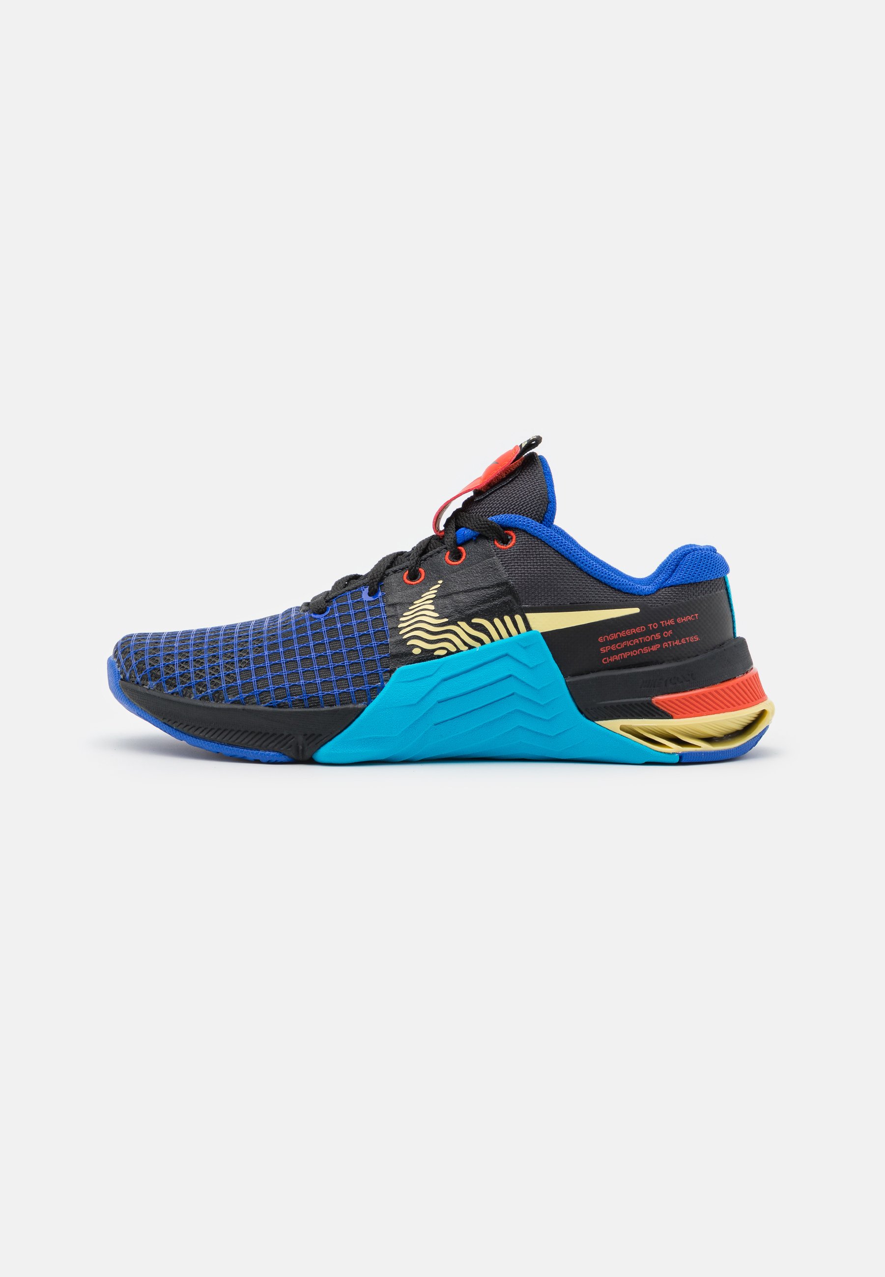 Nike Performance METCON 8 UNISEX - Zapatillas de anthracite/citron tintblue/lightning/hyper red/negro - Zalando.es