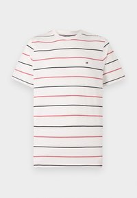 SEASONAL FIT STRIPE TEE - Tricou cu imprimeu - ecru