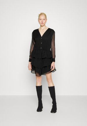 MIRR DRESS - Rochie tip cămașă - black