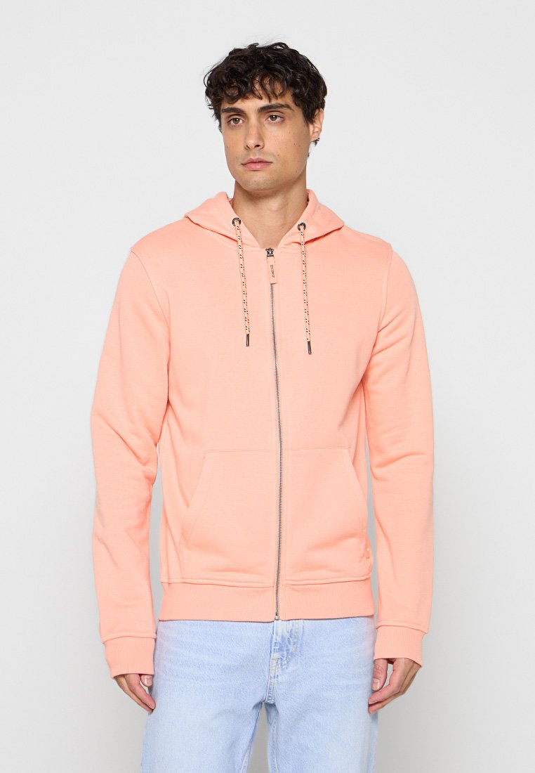 INDICODE JEANS Sweater met rits oranje INDICODE JEANS Sweater met rits oranje