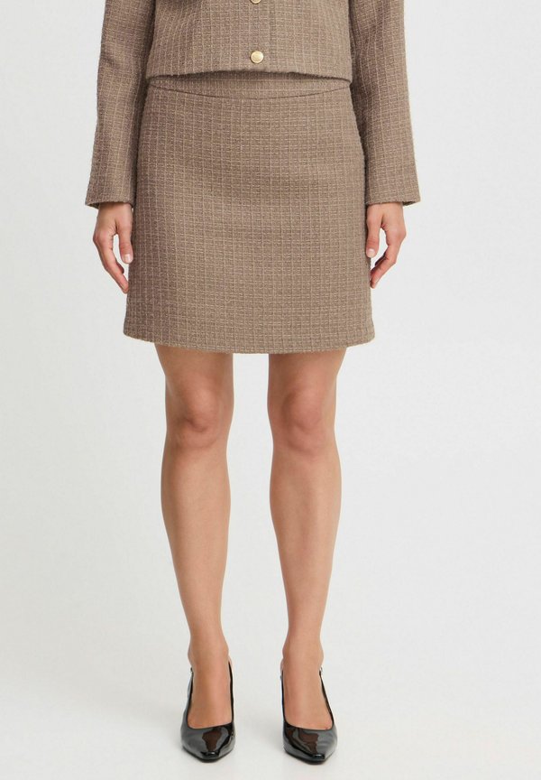 BYEPIA - A-line skirt - walnut