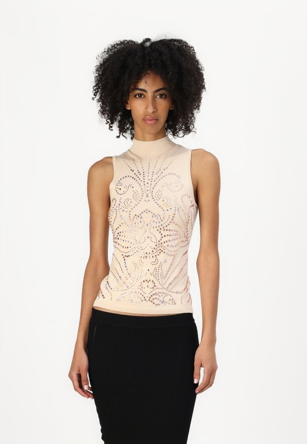 CALISTA  - Top - skinny latte