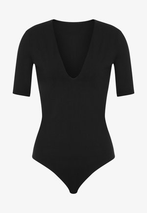 Wolford DEEP V STRING - Body - black