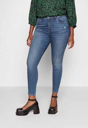 ONCWAUW MID SKINNY - Jeans Skinny Fit - medium blue denim