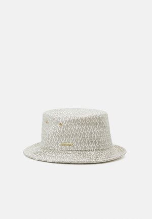 BLOCK LOGO BUCKET HAT - Hat - bone