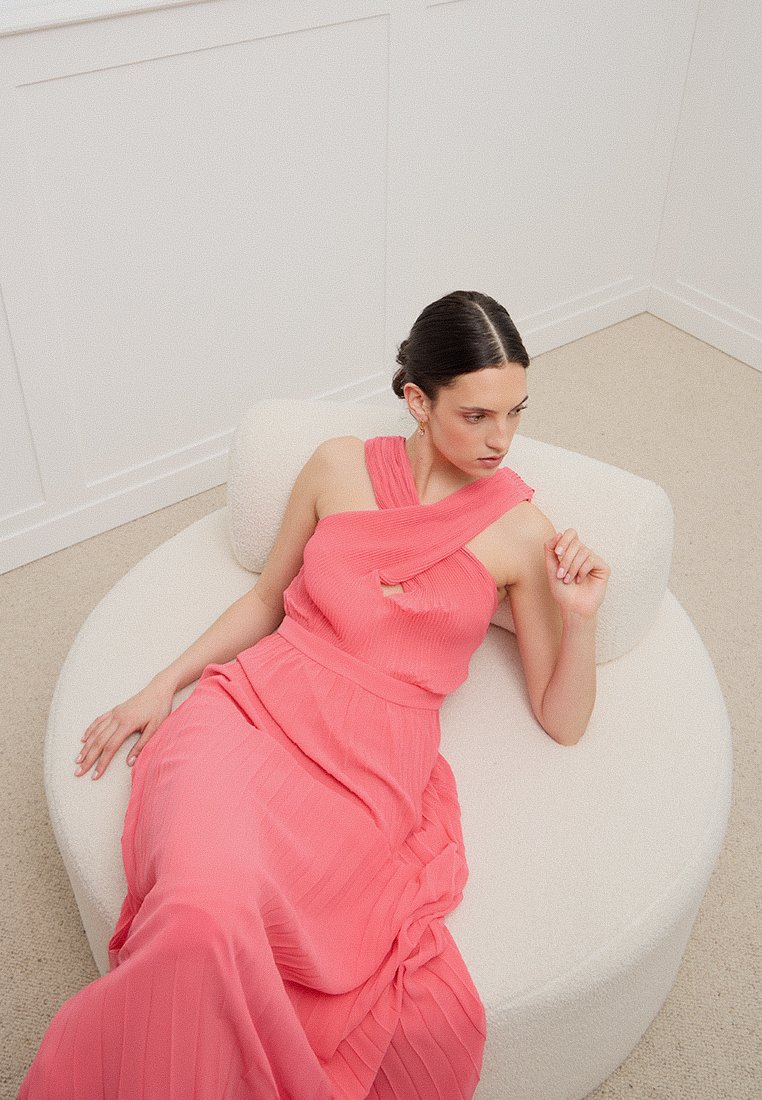 LIU JO Maxi-jurk zalmroze