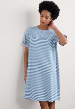 Seasalt Cornwall Camicia da notte - blue canvas paddle chalk