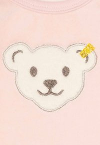 Sanetta STEIFF STRAMPLER BÄR LOGO DRUCKKNÖPFE - Dupačky na spaní - rosa