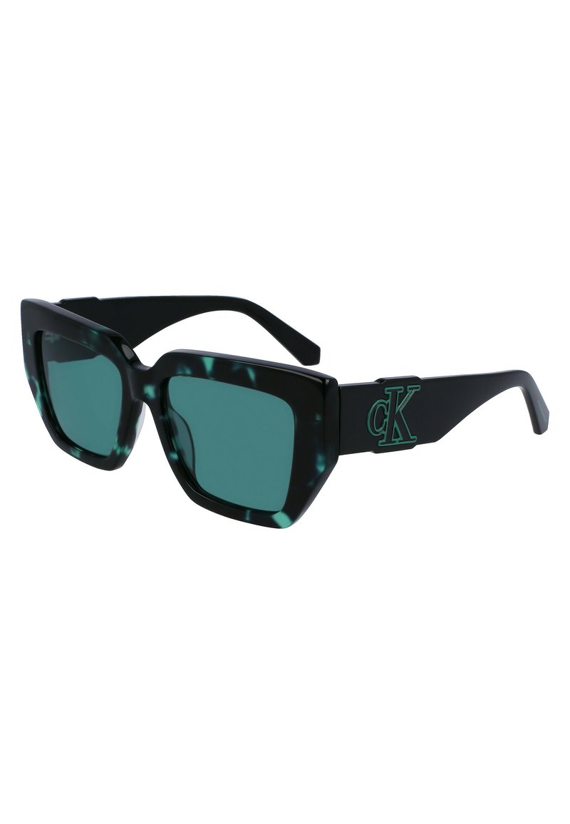 Calvin Klein Jeans Sunglasses - green havana