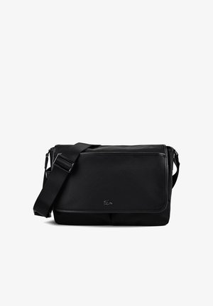 Lacoste, LACOSTE EVERYDAY MESSENGER BAG UNISEX - Sac bandoulière - noir