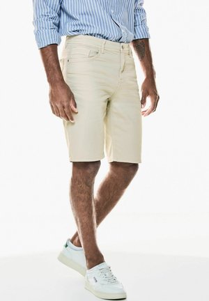 Denim shorts - beige