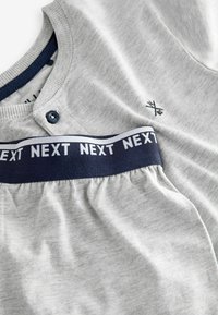 Next SHORT PYJAMAS 2 PACK - Yöasusetti - blue/grey plain