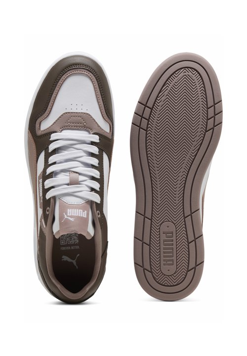 PUMA COURT CLASSIC STREET - Skate shoes - white/sandstone/chocolate — foto 3