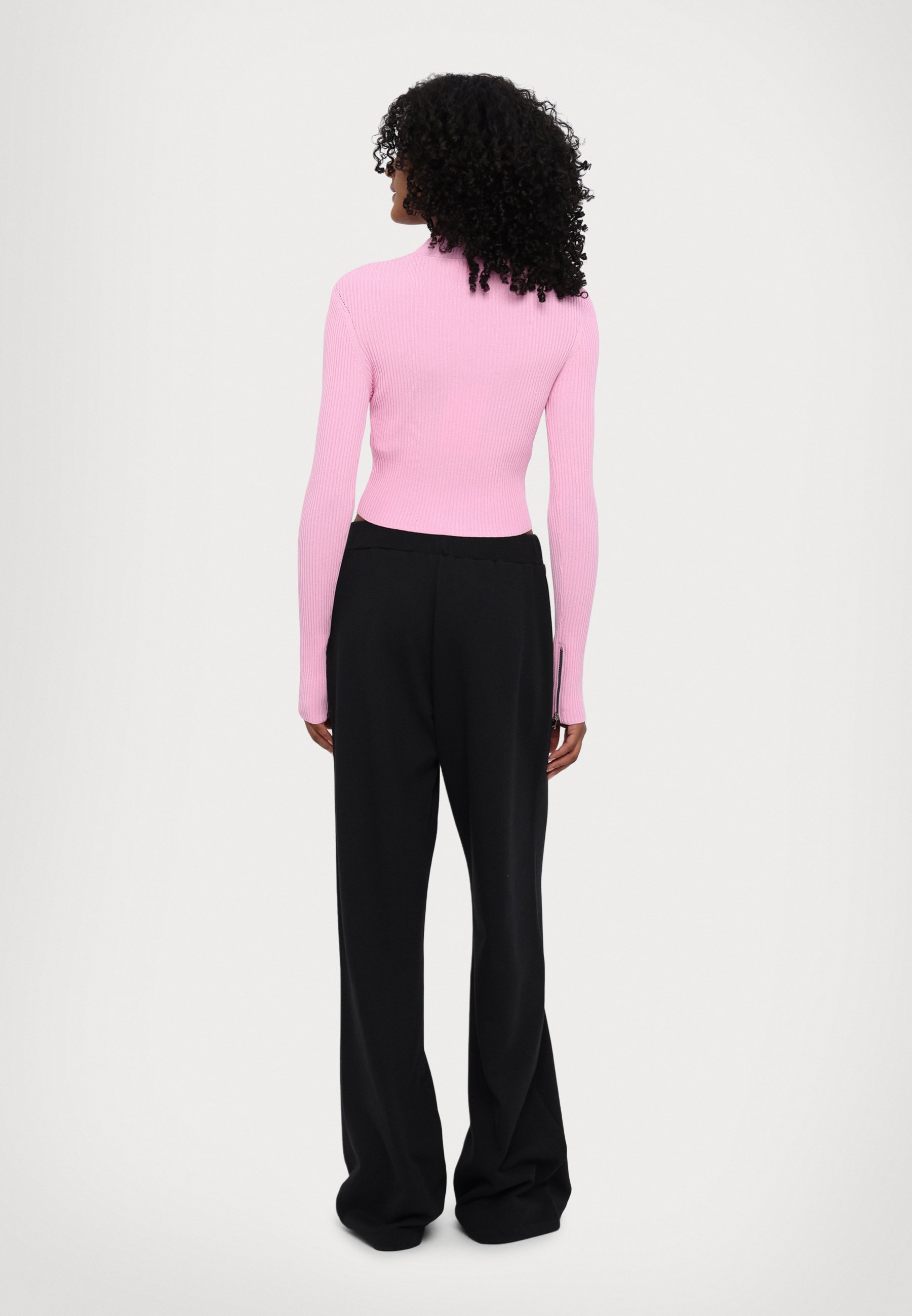 パンツ Chiara Ferragni Dark pink cotton joggers chiara-ferragni-Pink-
