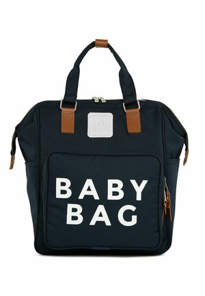 BABY BAG PRINTED DIAPER BAG BACKPACK - Taška na detské hygienické potreby  - dunkelblau