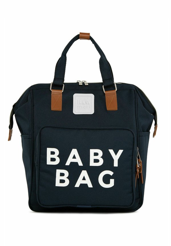 BABY BAG PRINTED DIAPER BAG BACKPACK - Wickeltasche - dunkelblau