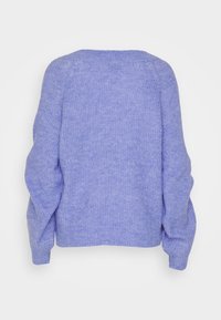 JDY JDYINGEBORG ADA LIFE V-NECK - Vesta - iolite/white ply