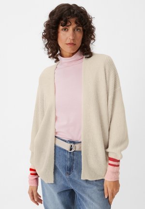 comma casual identity Strickjacke - helles beige