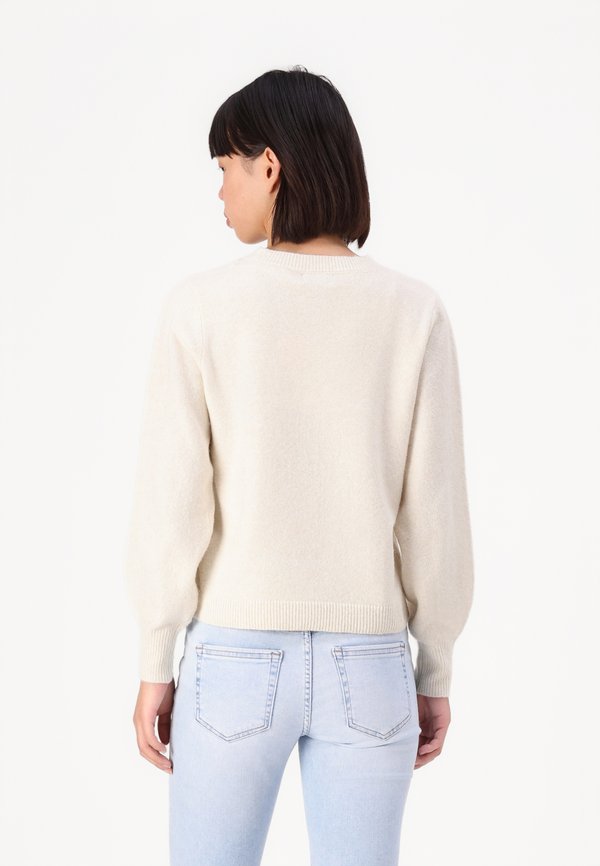 ONLJEANETT LIFE BUTTON O NECK - Jumper - birch4