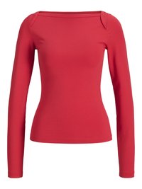 JXGIGI SQUARE NECK TEE - Μπλούζα με μακριά μανίκια - barbados cherry