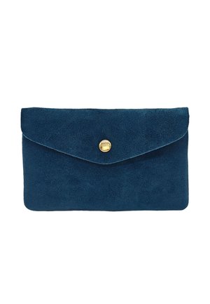 RABAT   - Portefeuille - nubuck bleu canard