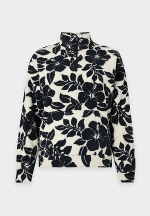 Roxy, LIVE OUT LOUD - Fleecepullover - anthracite/white