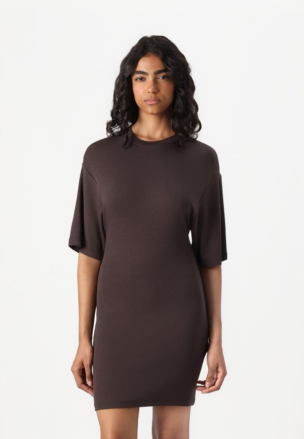 TEE DRESS - Jerseykleid - java