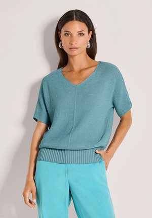 T-shirt basic - aqua   silver