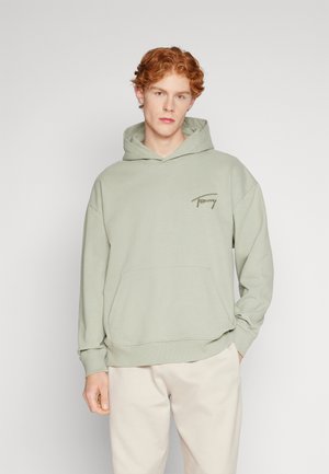 Tommy Jeans Jersey con capucha - faded willow