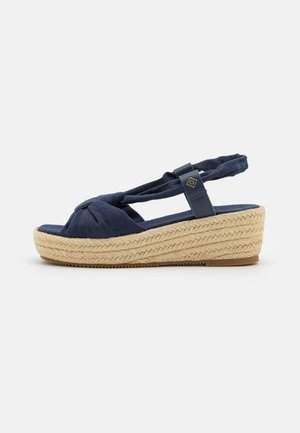 BOHOWILL - Plateausandalette - marine