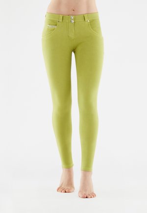 IN NAVETTA TINTO IN CAPO - Jeggings - green