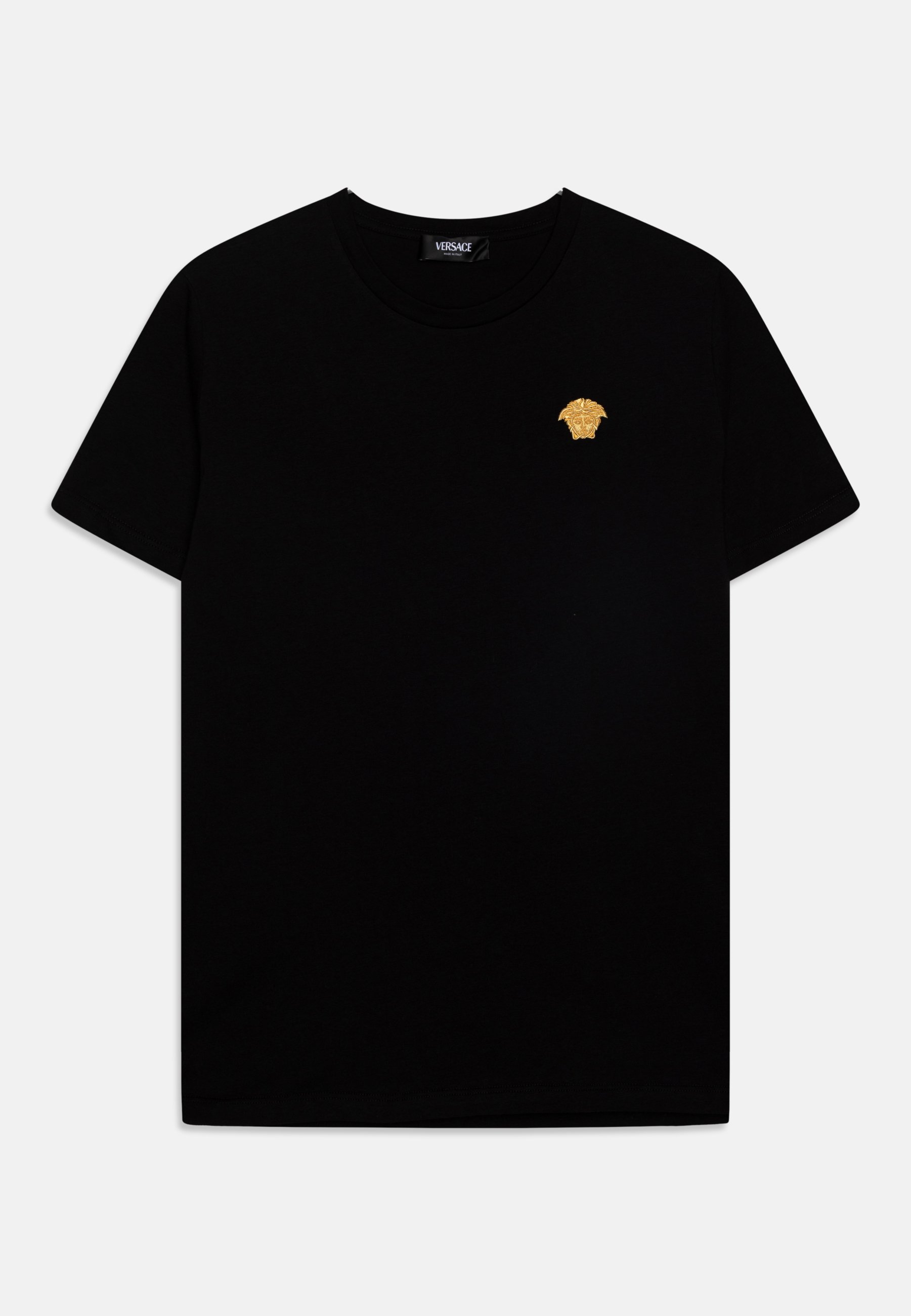 Versace MEDUSA UNISEX - Basic T-shirt - black/gold/black - Zalando 