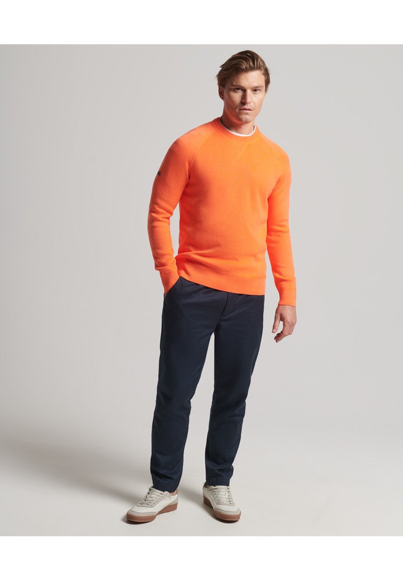 Herren Strickjacken | Superdry Strickpullover shocker orange/orange - IS57160 Herren Strickjacken | Superdry Strickpullover shocker orange/orange - IS57160