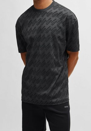 T-shirt imprimé - anthracite